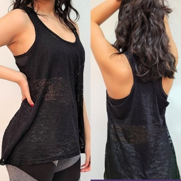 🎀🎀BASIC BURNOUT RACERBACK TANK TOP - Picture 1 of 8